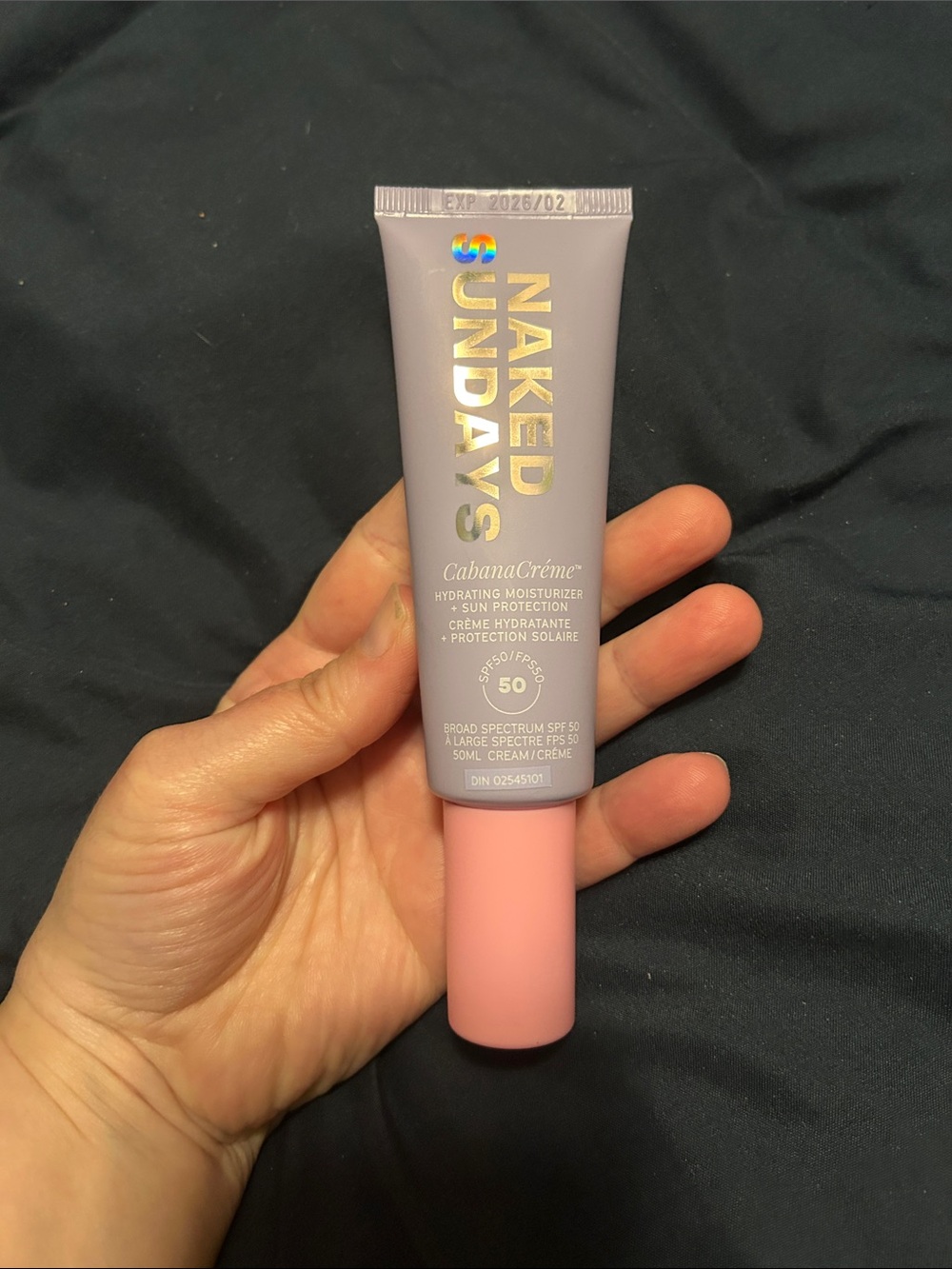 Naked Sundays CabanaCrème Hydrating moisturizer & SPF 50 - Lavender and Pink